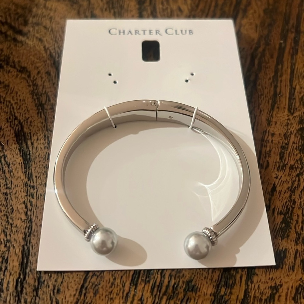 Charter club silver bracelet